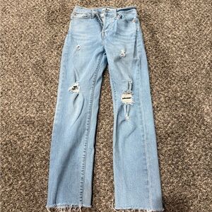 Levi's Light Blue Straight Leg Jeans
